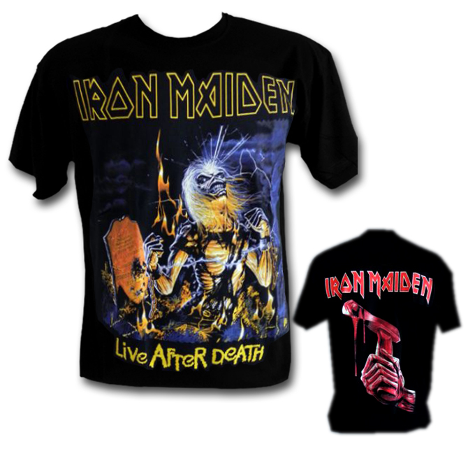 Тениска Iron Maiden – Live after death