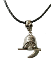 Колие Skull with helmet