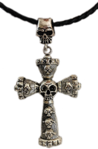Колие Skull cross