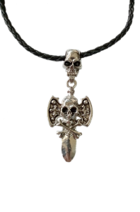 Колие Skull with axes