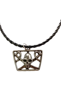 Колие Skull with swords