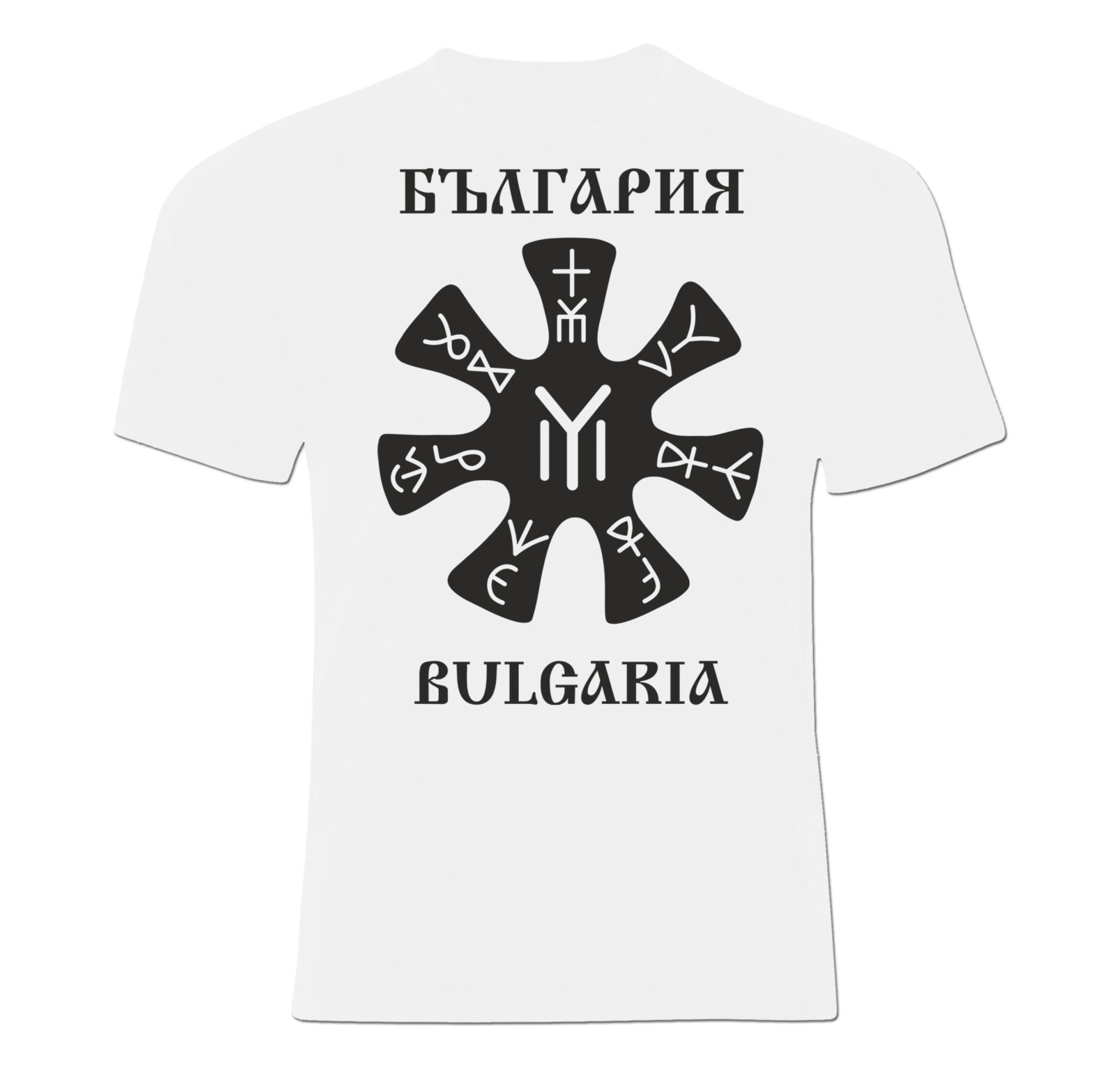 Тениска Розета от Плиска – бяла