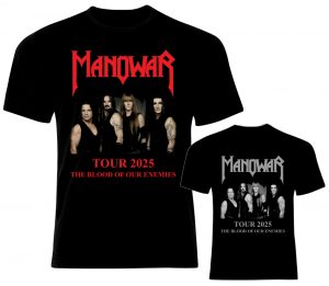 Тениска Manowar – tour 2025