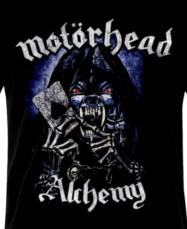 Тениска Motorhead – Alchemy – щампата отблизо