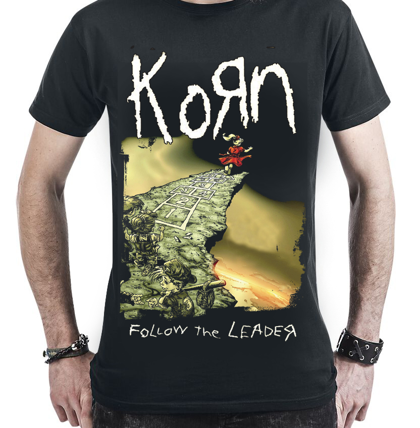 Тениска Korn – Follow the Leader – облечена