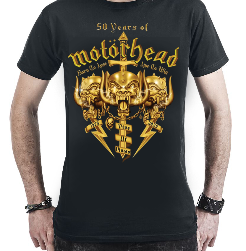 Тениска Motorhead – 50 Years – облечена